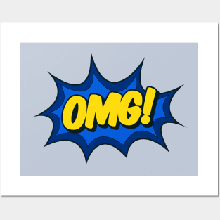 OMG! Comic Effect Posters and Art